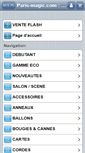 Mobile Screenshot of paris-magic.com